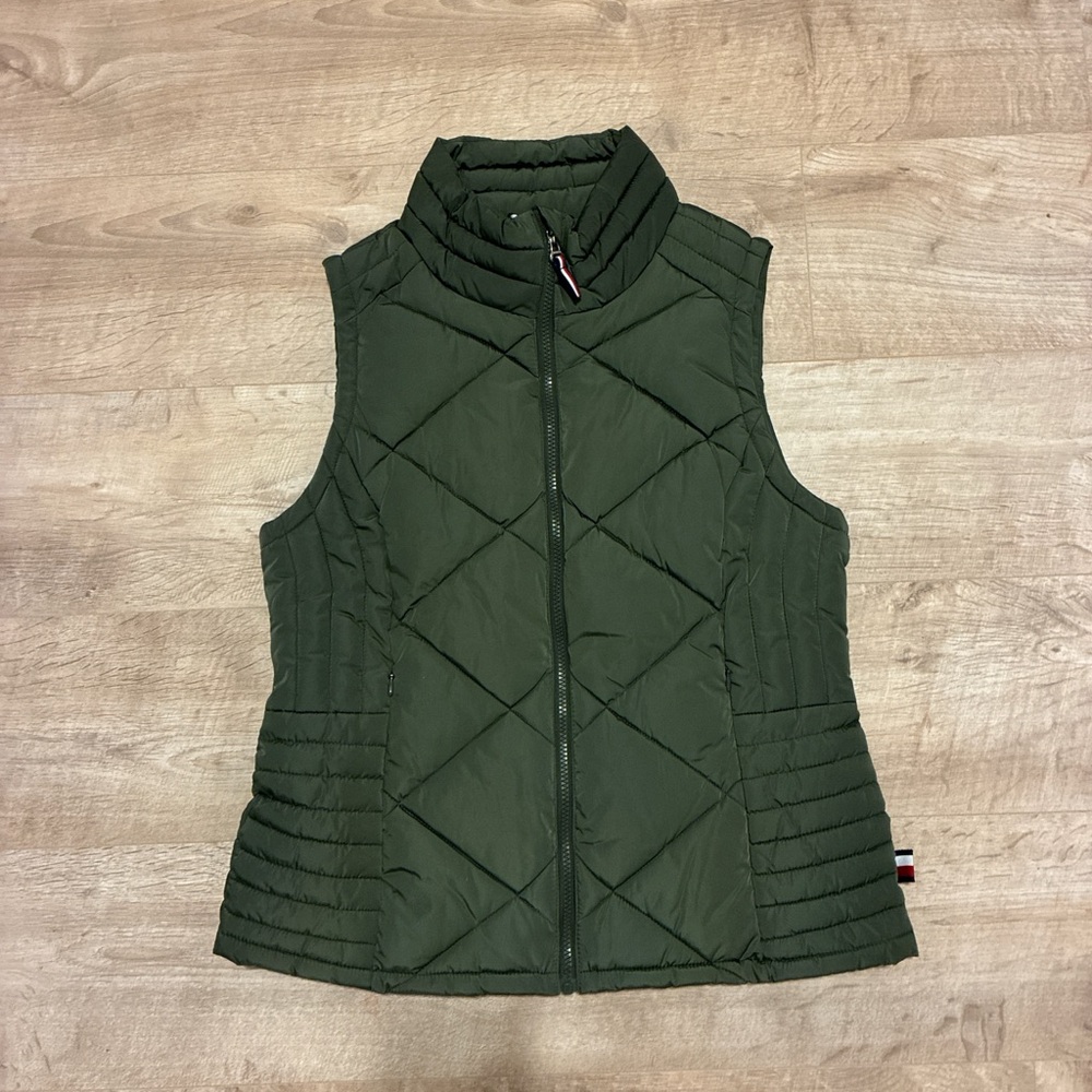 Women's Green Tommy Hilfiger Vest